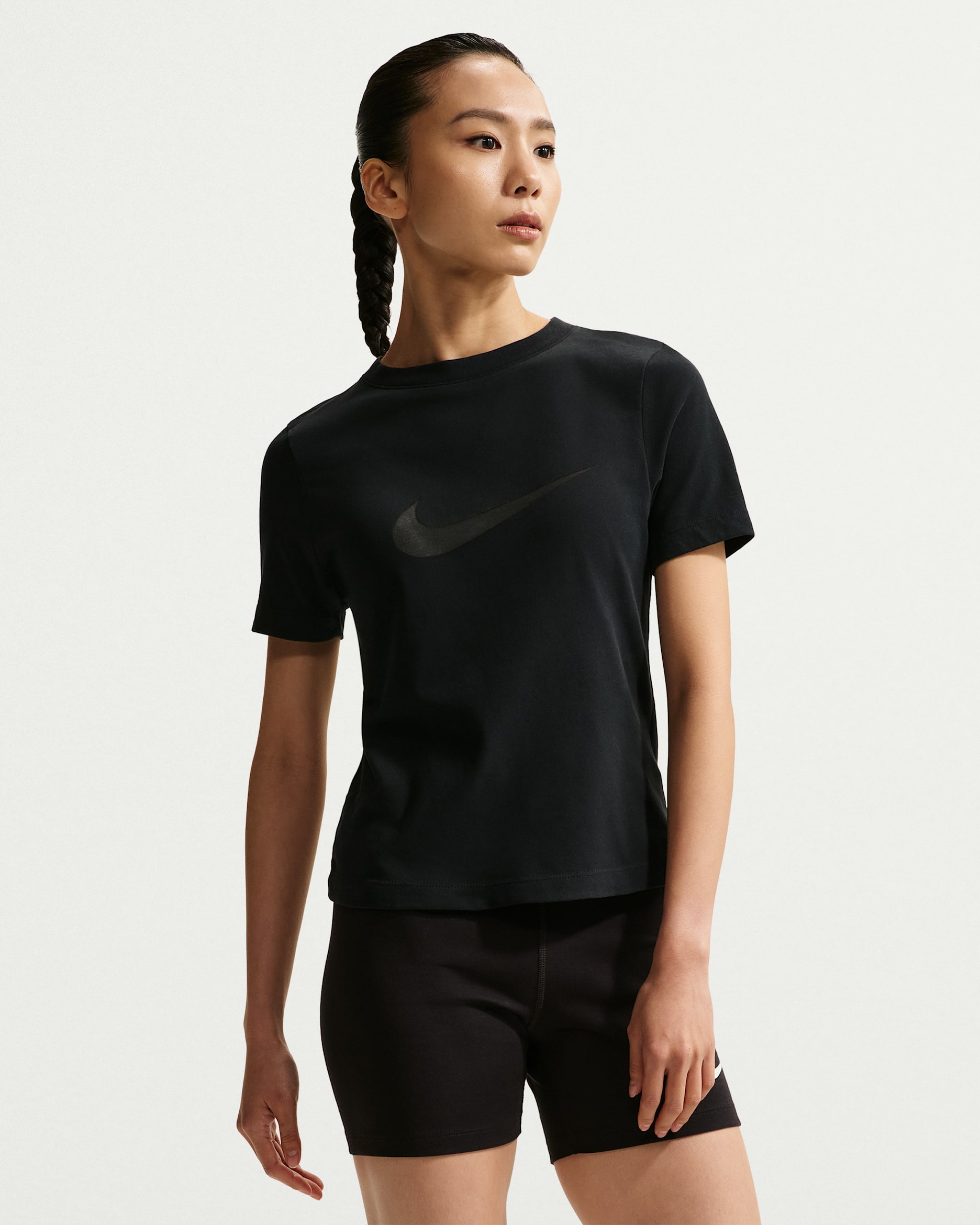 トップス ka17 Nike Sportswear Women's Slim Short-Sleeve Burnout Logo Top. Nike JP